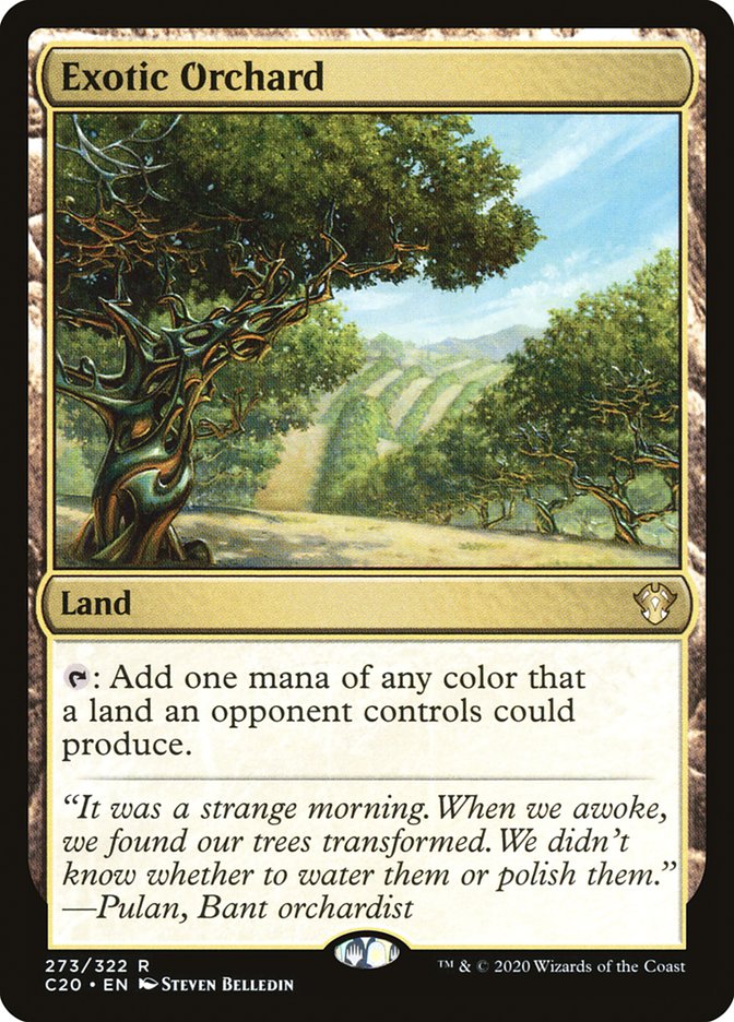 Exotic Orchard [Commander 2020] | Chromatic Games