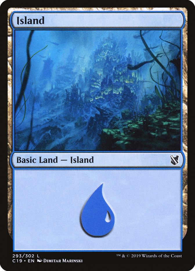 Island (293) [Commander 2019] | Chromatic Games