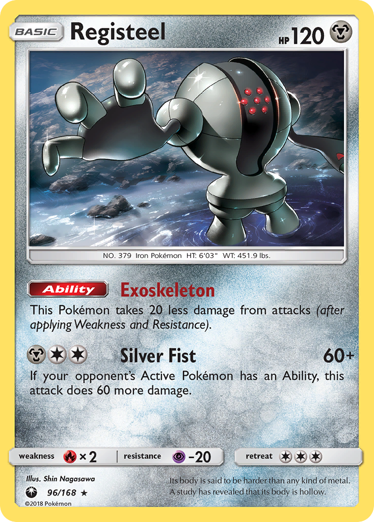 Registeel (96/168) [Sun & Moon: Celestial Storm] | Chromatic Games