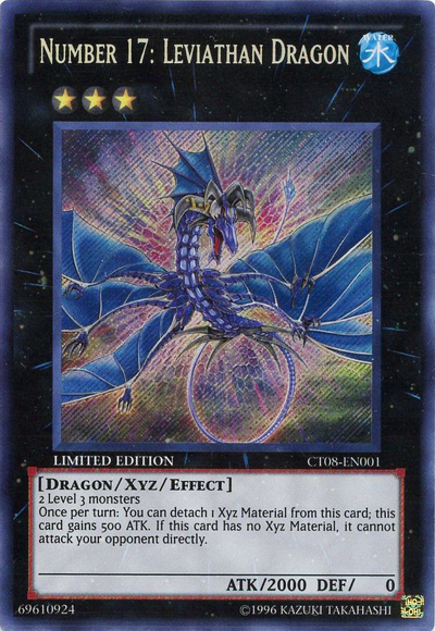 Number 17: Leviathan Dragon [CT08-EN001] Secret Rare | Chromatic Games