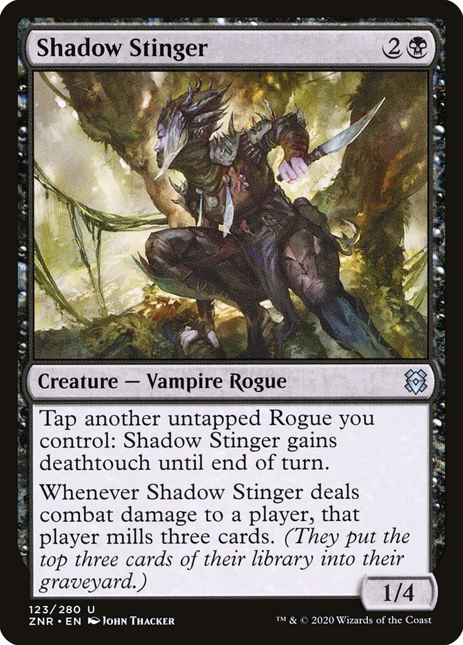 Shadow Stinger [Zendikar Rising] | Chromatic Games