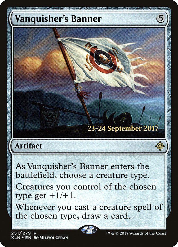 Vanquisher's Banner [Ixalan Prerelease Promos] | Chromatic Games