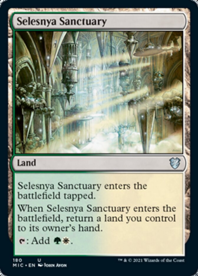 Selesnya Sanctuary [Innistrad: Midnight Hunt Commander] | Chromatic Games