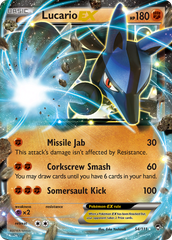 Lucario EX (54/111) [XY: Furious Fists] | Chromatic Games