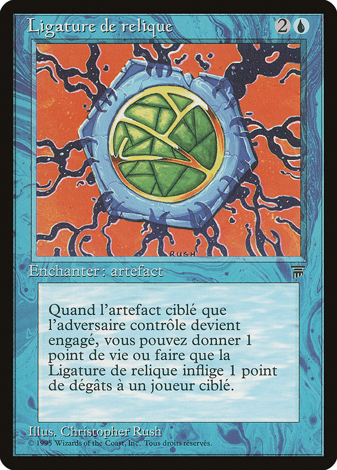 Relic Bind (French) - "Ligature de relique" [Renaissance] | Chromatic Games