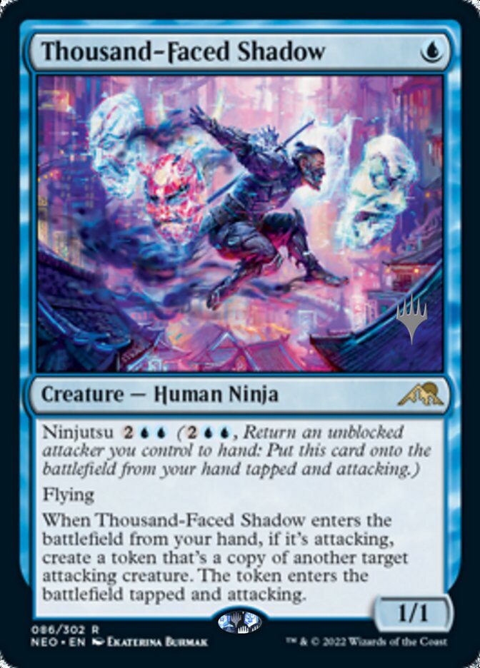 Thousand-Faced Shadow (Promo Pack) [Kamigawa: Neon Dynasty Promos] | Chromatic Games