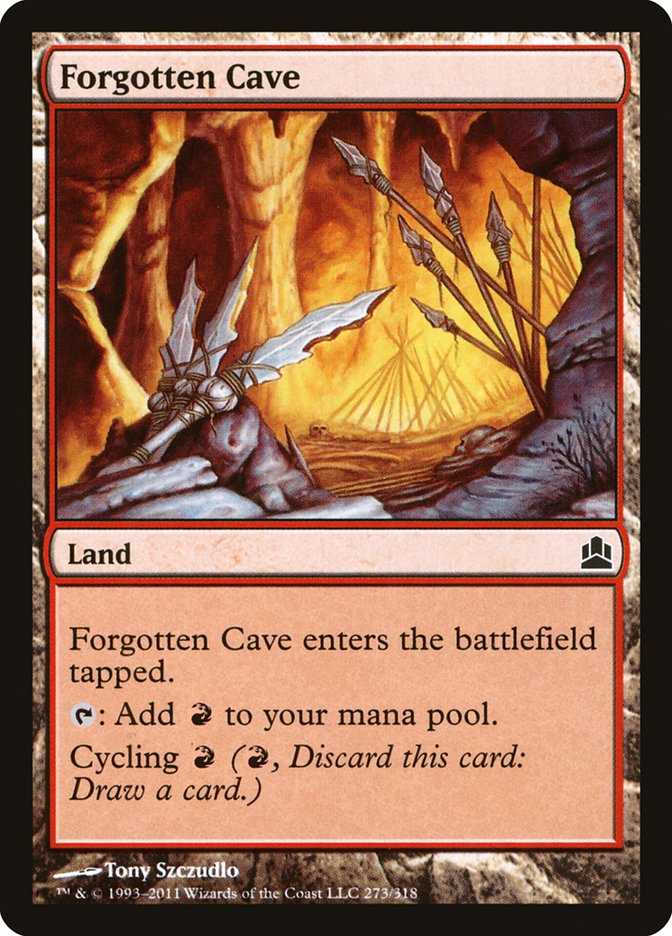 Forgotten Cave [Commander 2011] | Chromatic Games