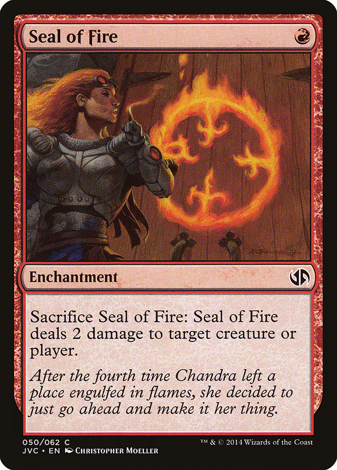 Seal of Fire [Duel Decks Anthology] | Chromatic Games