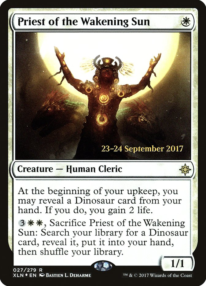 Priest of the Wakening Sun [Ixalan Prerelease Promos] | Chromatic Games