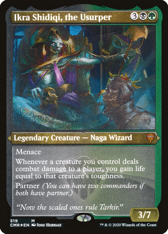 Ikra Shidiqi, the Usurper (Etched) [Commander Legends] | Chromatic Games