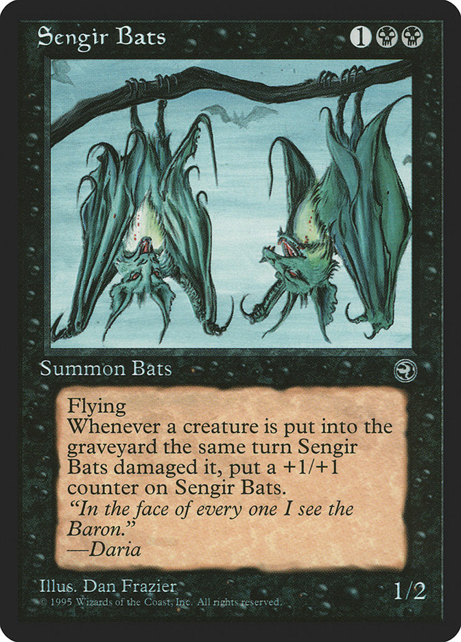 Sengir Bats (Daria Flavor Text) [Homelands] | Chromatic Games