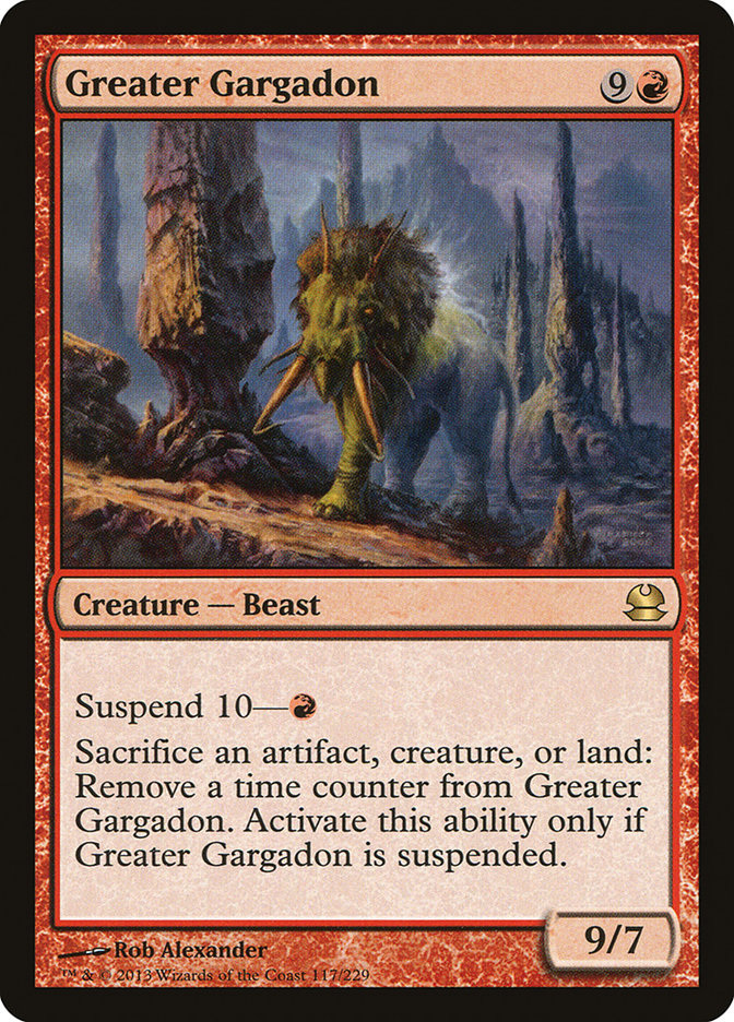 Greater Gargadon [Modern Masters] | Chromatic Games