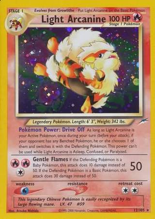 Light Arcanine [Neo Destiny] | Chromatic Games