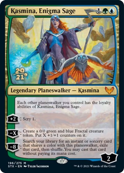 Kasmina, Enigma Sage [Strixhaven: School of Mages Prerelease Promos] | Chromatic Games