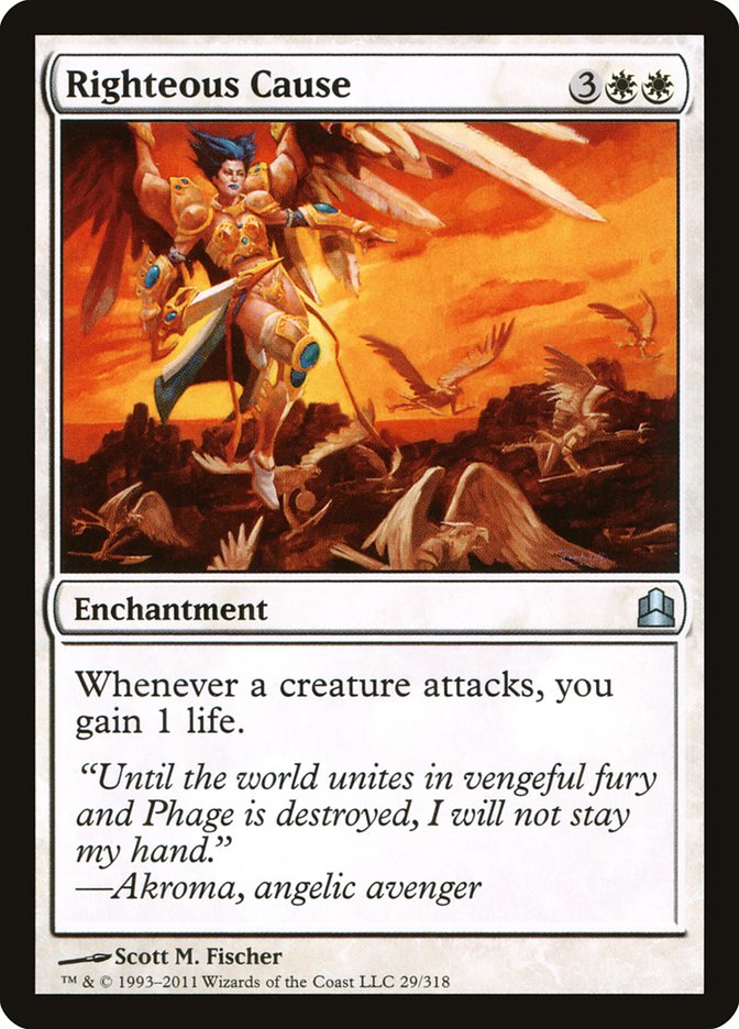 Righteous Cause [Commander 2011] | Chromatic Games