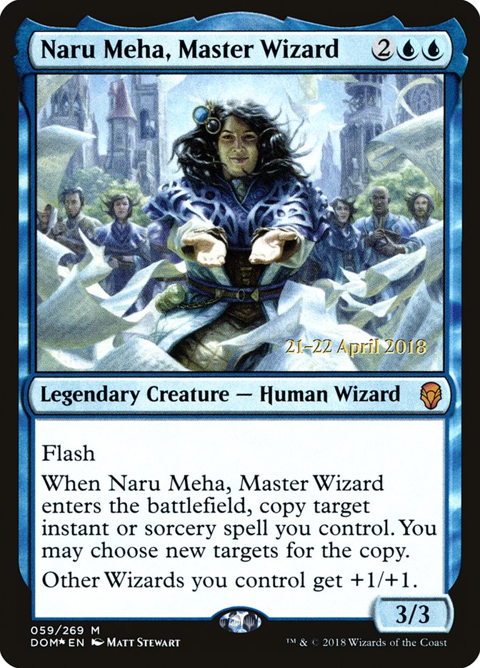 Naru Meha, Master Wizard [Dominaria Prerelease Promos] | Chromatic Games