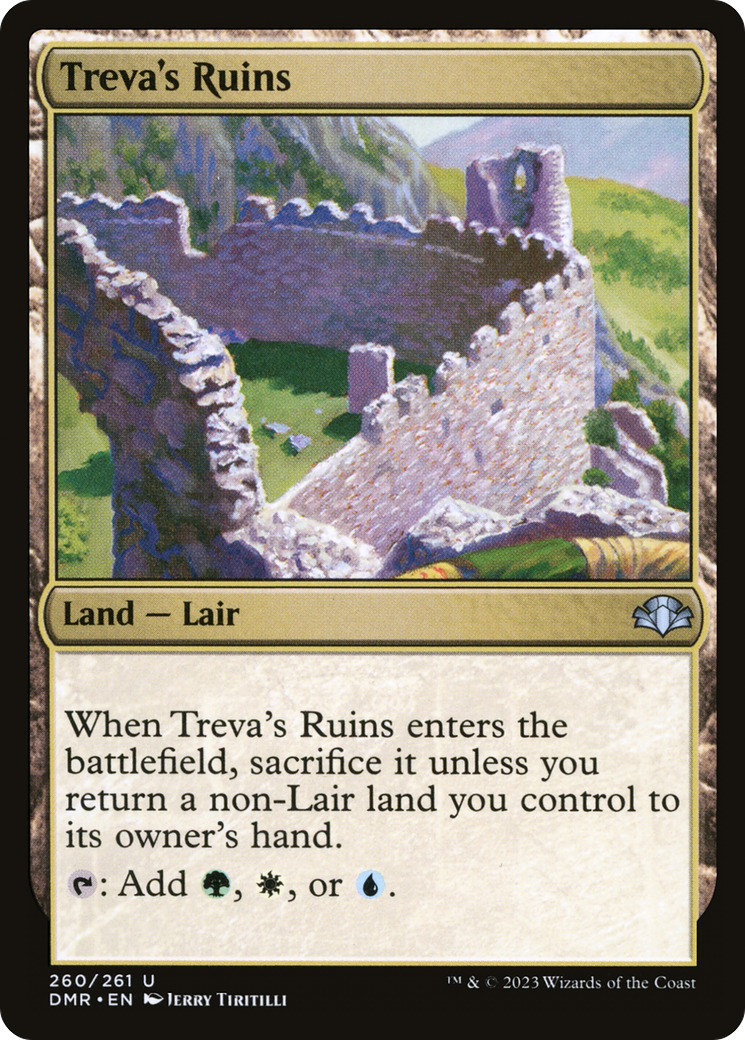 Treva's Ruins [Dominaria Remastered] | Chromatic Games