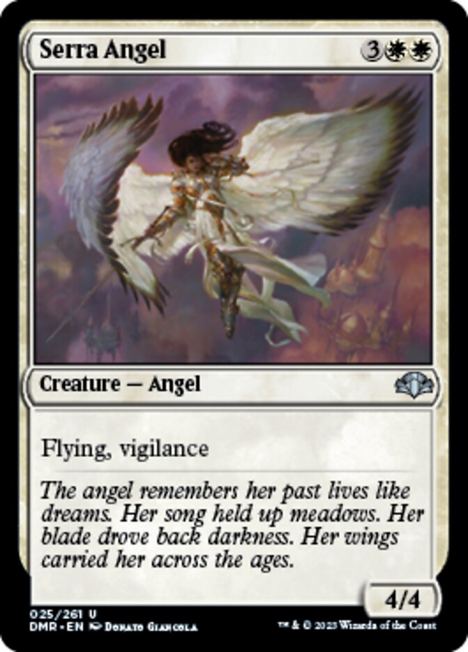 Serra Angel [Dominaria Remastered] | Chromatic Games