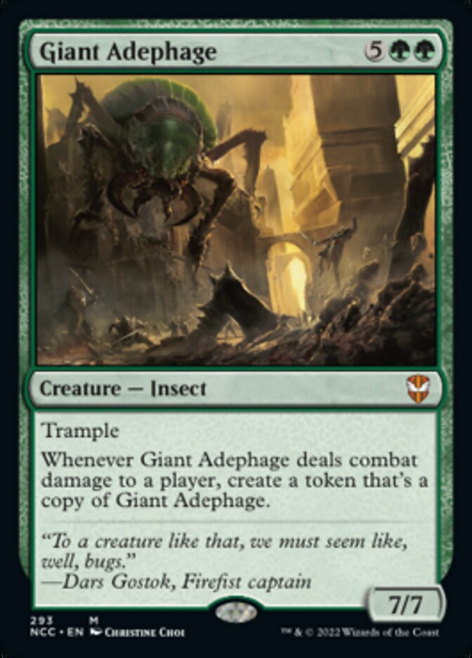 Giant Adephage [Streets of New Capenna Commander] | Chromatic Games