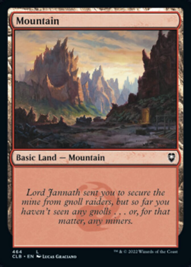 Mountain (464) [Commander Legends: Battle for Baldur's Gate] | Chromatic Games