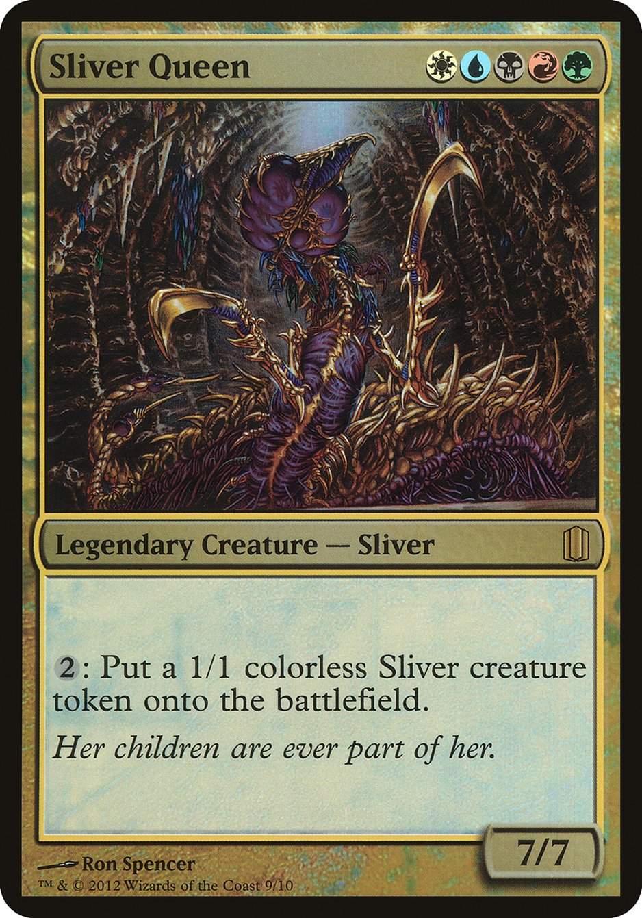 Sliver Queen (Oversized) [Commander's Arsenal Oversized] | Chromatic Games