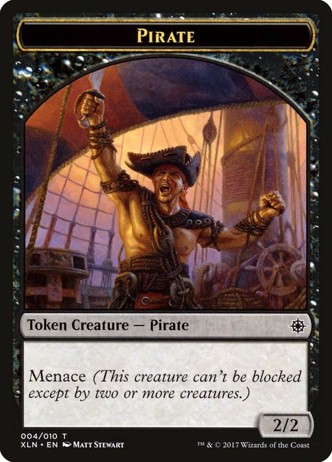 Pirate Token [Ixalan Tokens] | Chromatic Games