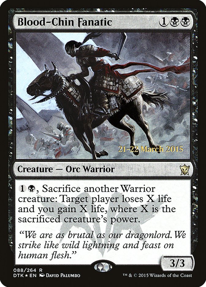 Blood-Chin Fanatic [Dragons of Tarkir Prerelease Promos] | Chromatic Games