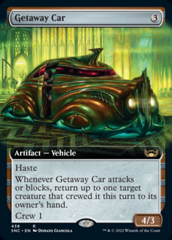 Getaway Car (Extended Art) [Streets of New Capenna] | Chromatic Games