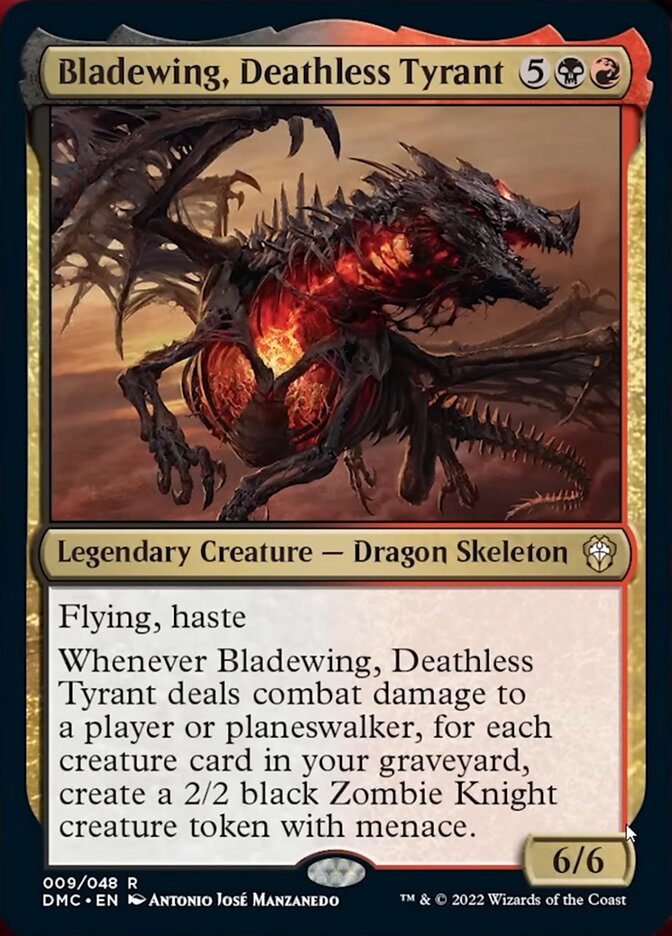 Bladewing, Deathless Tyrant [Dominaria United Commander] | Chromatic Games