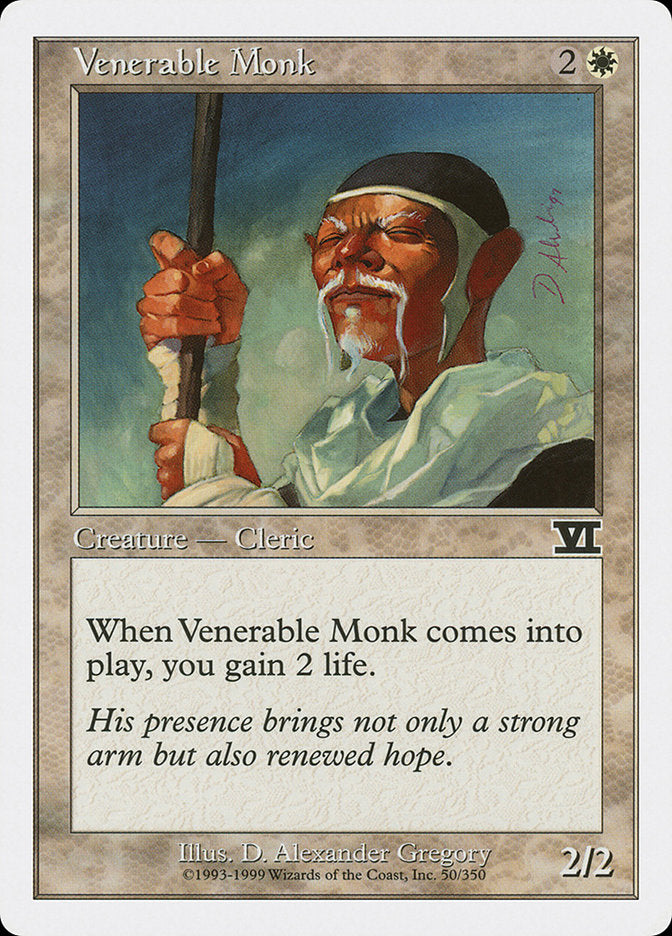 Venerable Monk [Classic Sixth Edition] | Chromatic Games