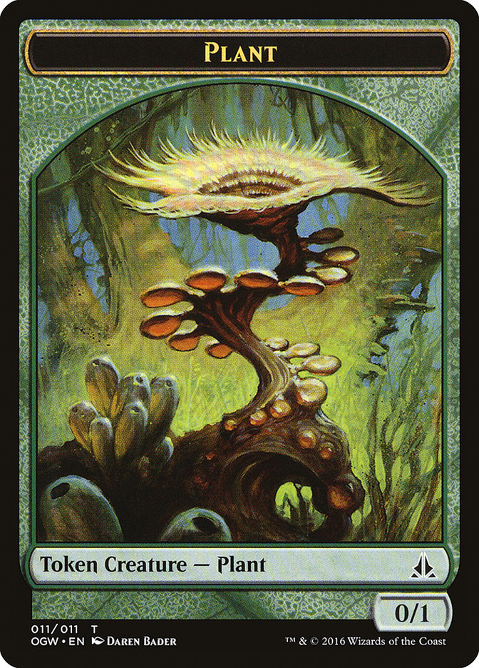 Plant Token [Oath of the Gatewatch Tokens] | Chromatic Games