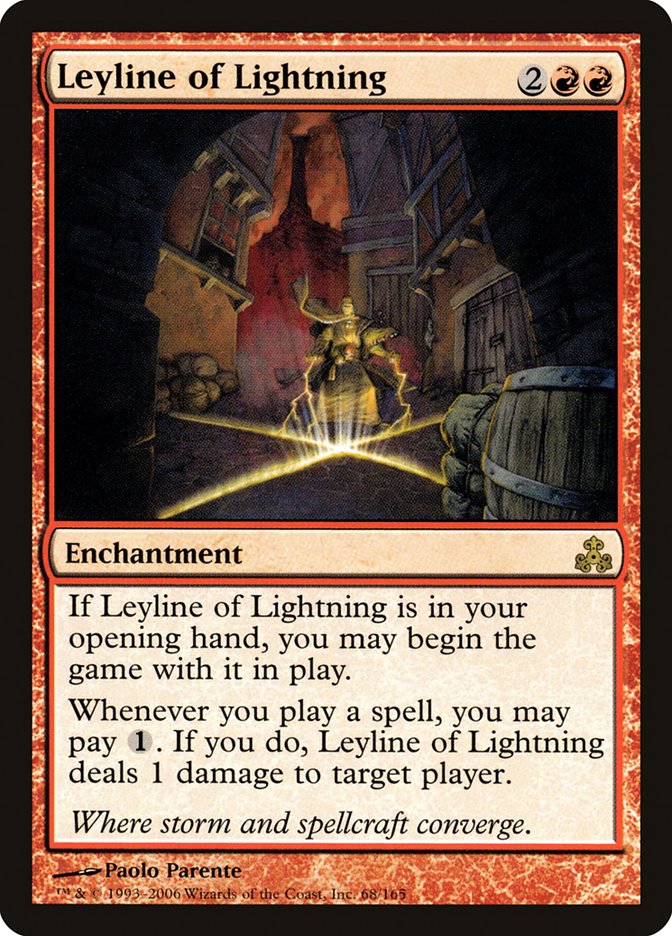 Leyline of Lightning [Guildpact] | Chromatic Games