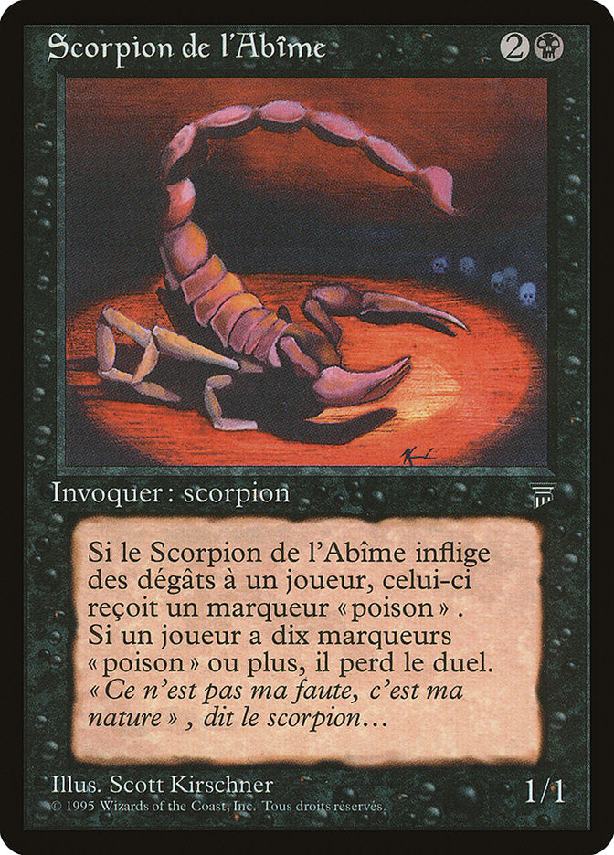 Pit Scorpion (French) - "Scorpion de l'Abime" [Renaissance] | Chromatic Games