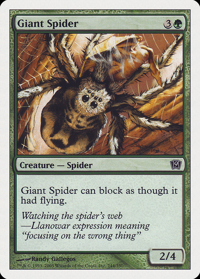 Giant Spider [Ninth Edition] | Chromatic Games