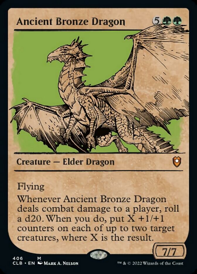 Ancient Bronze Dragon (Showcase) [Commander Legends: Battle for Baldur's Gate] | Chromatic Games