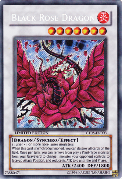 Black Rose Dragon [CT05-EN003] Secret Rare | Chromatic Games