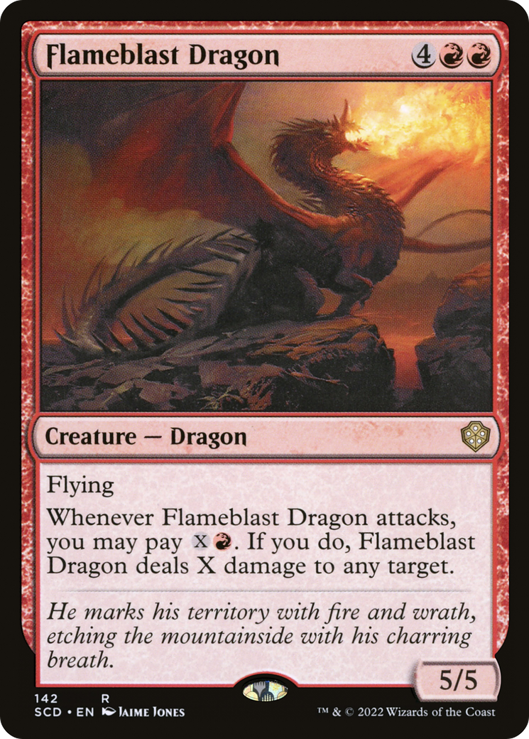 Flameblast Dragon [Starter Commander Decks] | Chromatic Games