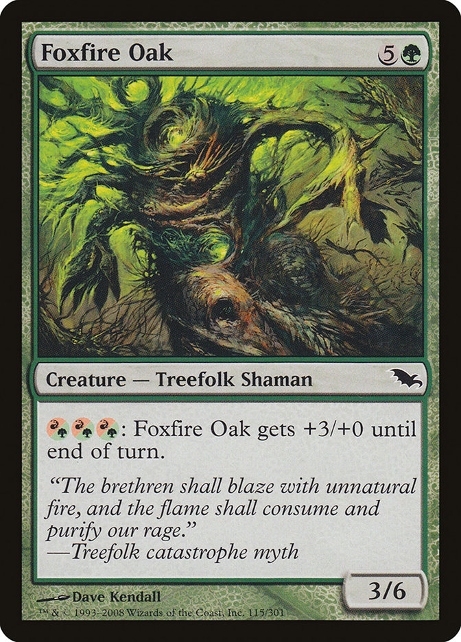 Foxfire Oak [Shadowmoor] | Chromatic Games