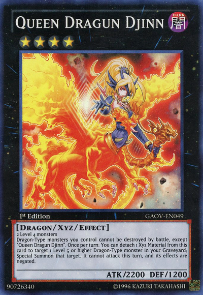 Queen Dragun Djinn [GAOV-EN049] Super Rare | Chromatic Games