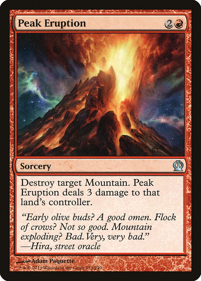 Peak Eruption [Theros] | Chromatic Games