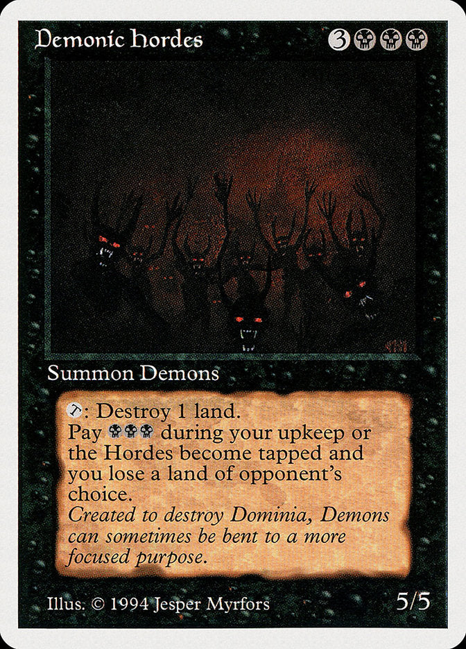 Demonic Hordes [Summer Magic / Edgar] | Chromatic Games