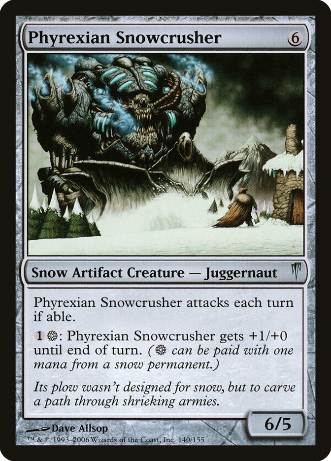 Phyrexian Snowcrusher [Coldsnap] | Chromatic Games