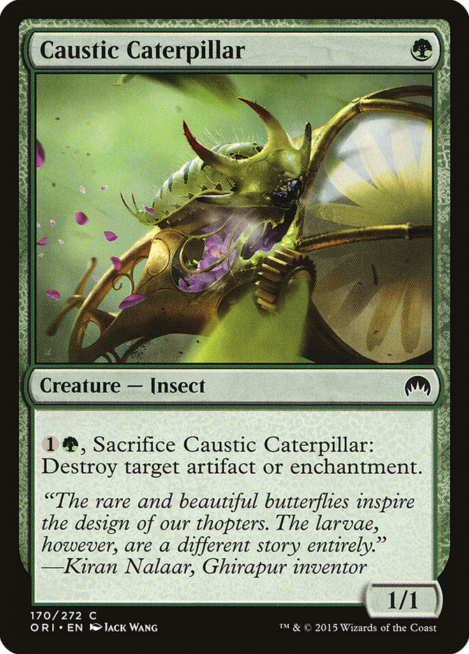 Caustic Caterpillar [Magic Origins] | Chromatic Games