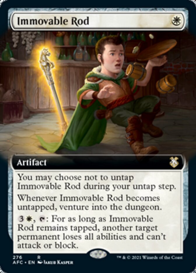 Immovable Rod (Extended Art) [Dungeons & Dragons: Adventures in the Forgotten Realms Commander] | Chromatic Games