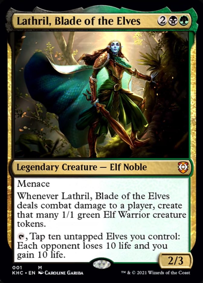 Lathril, Blade of the Elves [Kaldheim Commander] | Chromatic Games