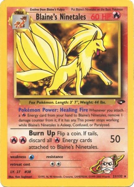 Blaine's Ninetales [Gym Challenge] | Chromatic Games