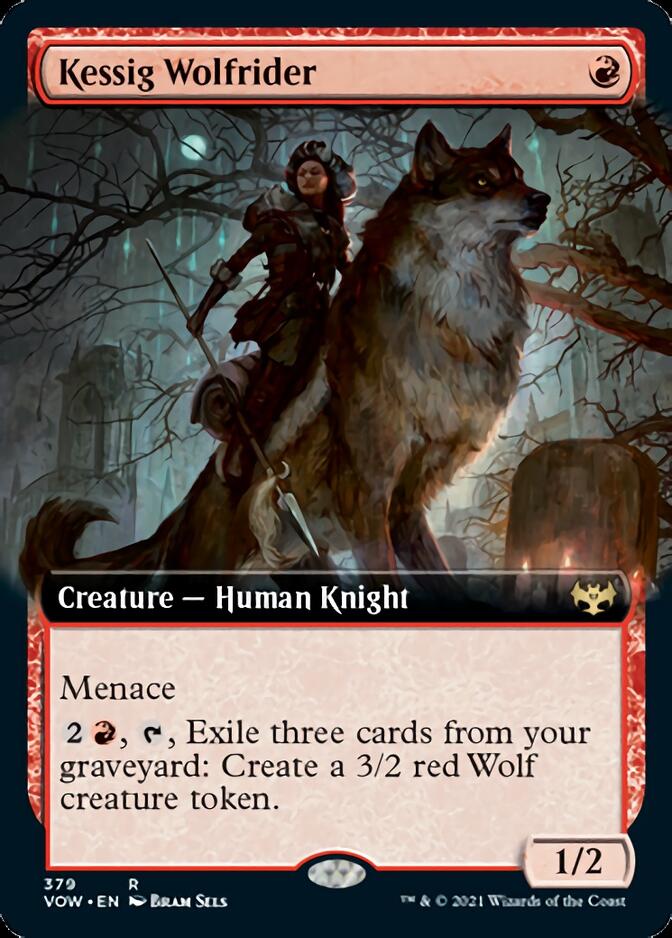 Kessig Wolfrider (Extended Art) [Innistrad: Crimson Vow] | Chromatic Games