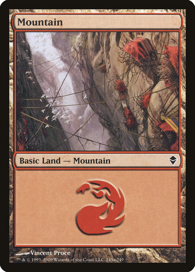 Mountain (245a) [Zendikar] | Chromatic Games