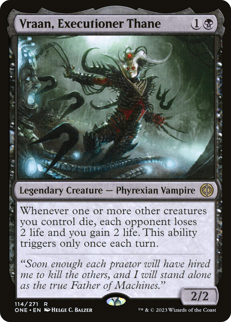 Vraan, Executioner Thane [Phyrexia: All Will Be One] | Chromatic Games