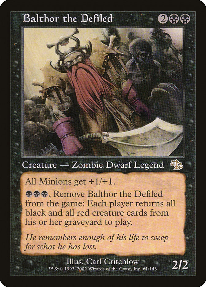 Balthor the Defiled [Judgment] | Chromatic Games